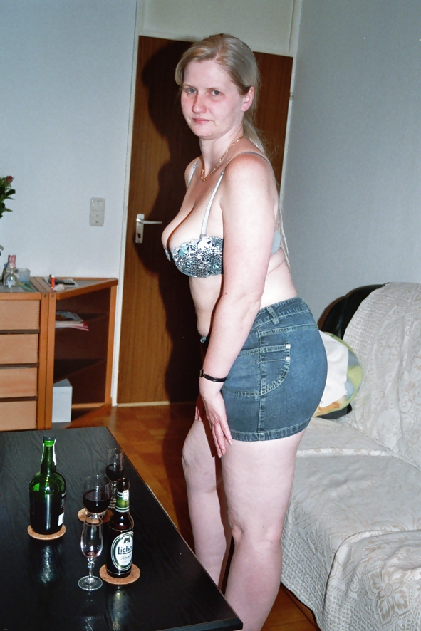 SAG - Wife's Hot Body In Short Tight Slinky Denim Skirt 13 #16497681