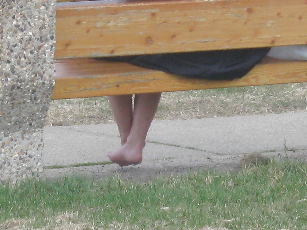 Feet in public