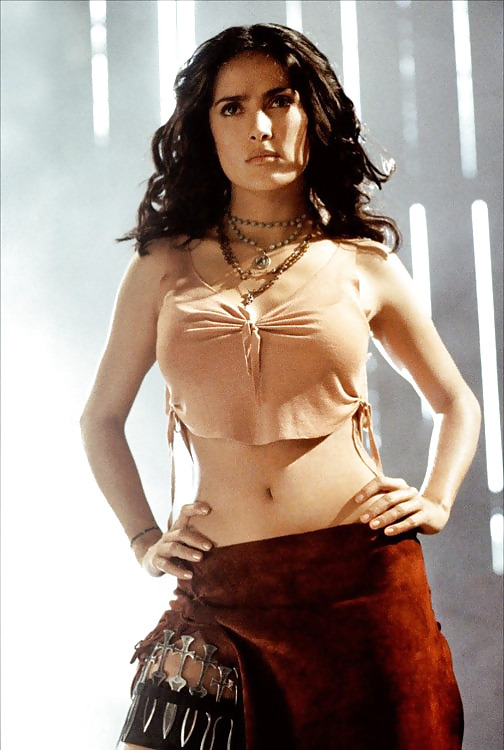 Salma Hayek with weapons. #3946146