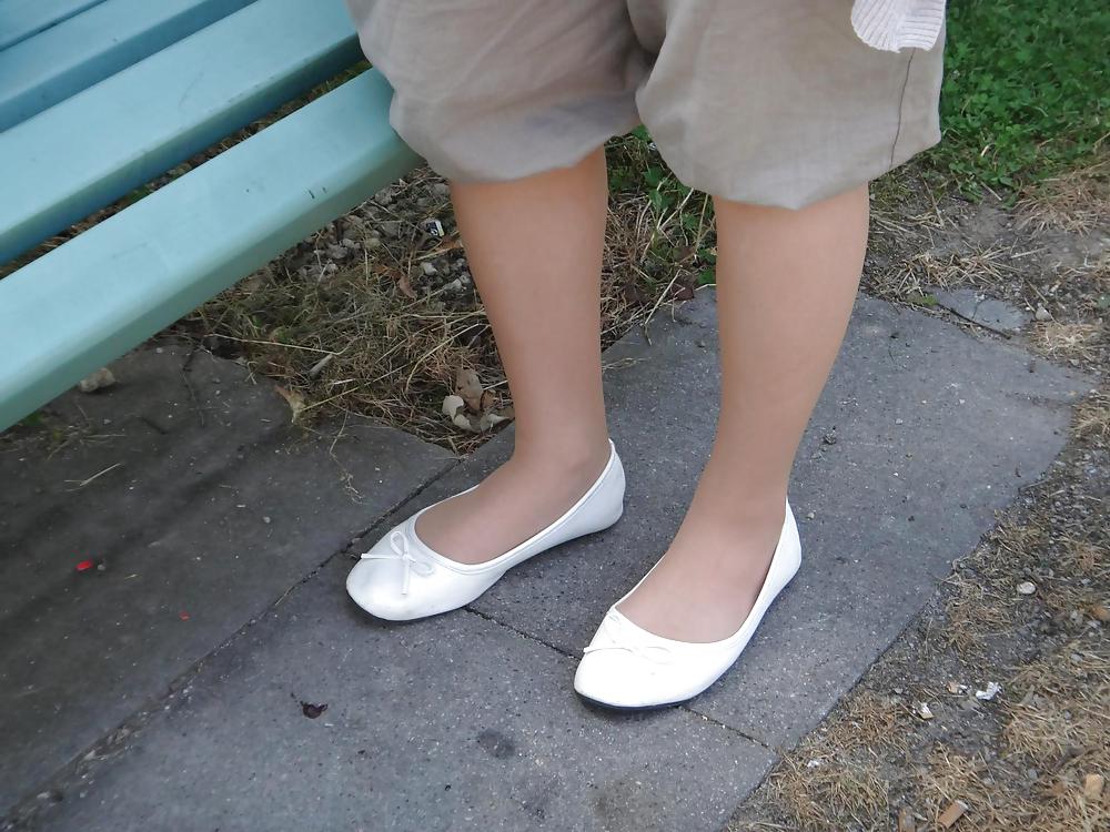 Teen girl  in ballet flats #17511817