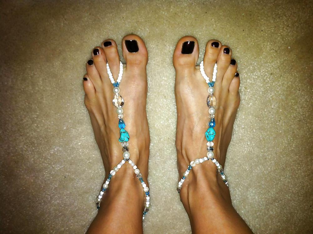 Sexy feet - foot jewelry on an ex #12091339