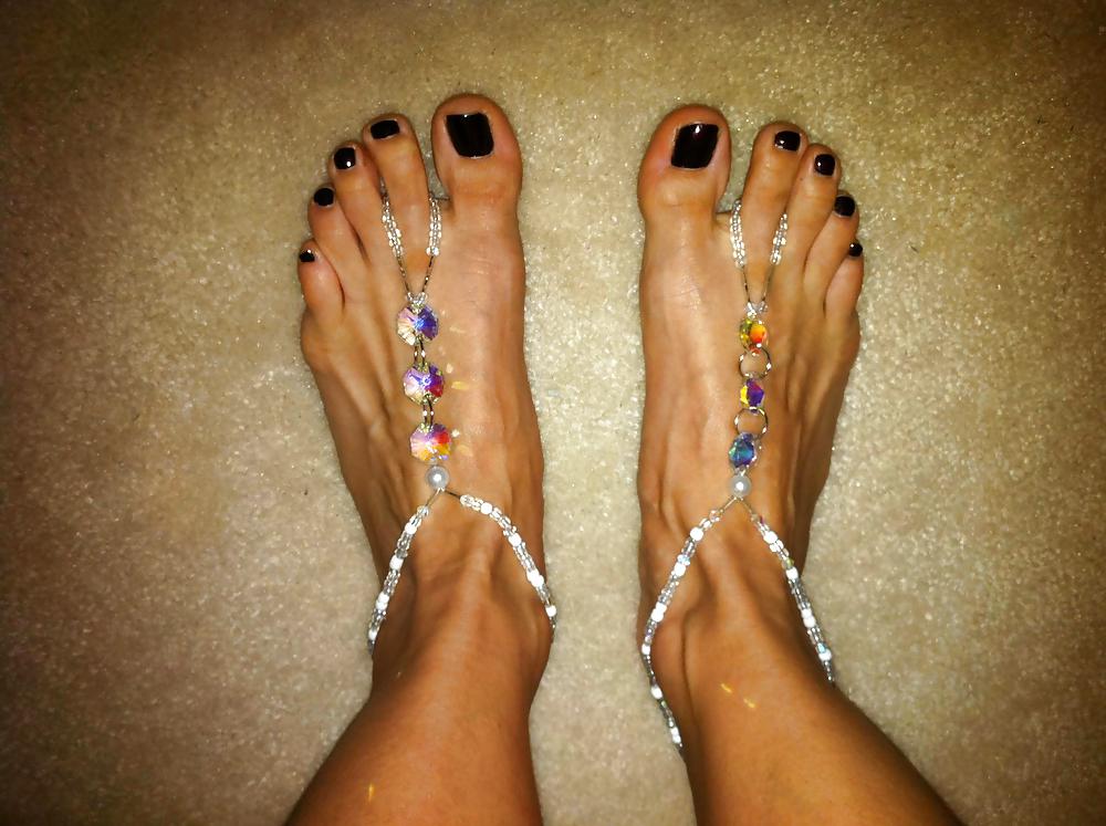 Sexy feet - foot jewelry on an ex #12091342