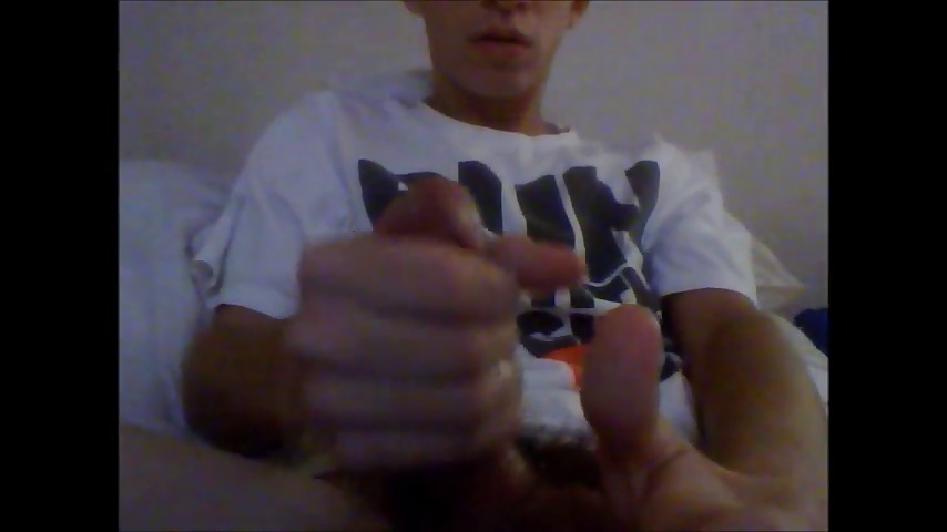 Cute Boy wank on Skype  #15586301