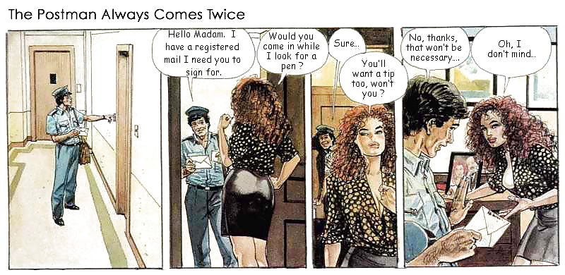 Erotic Comic Art 15 - The Postman #17335646