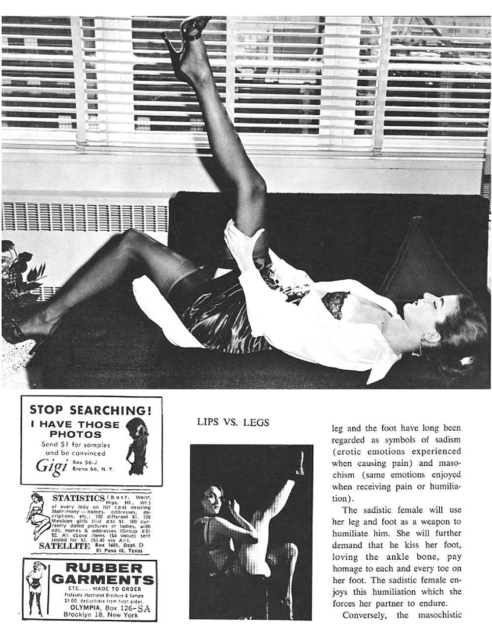 Vintage Magazines Leg Show Vol 01 No 06 - 1963 #2918504