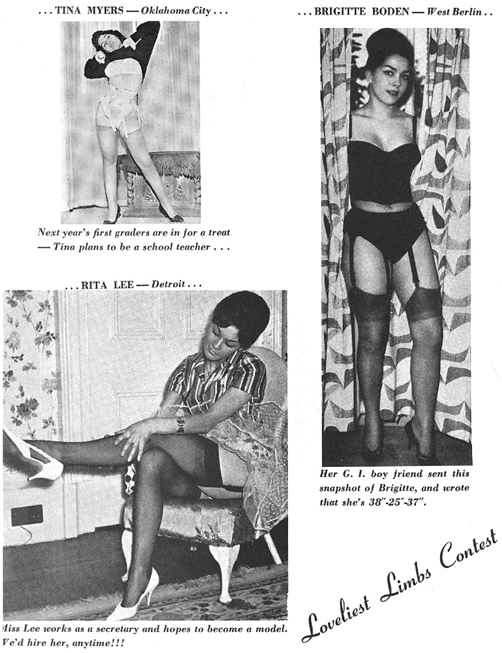 Vintage Magazines Leg Show Vol 01 No 06 - 1963 #2918522