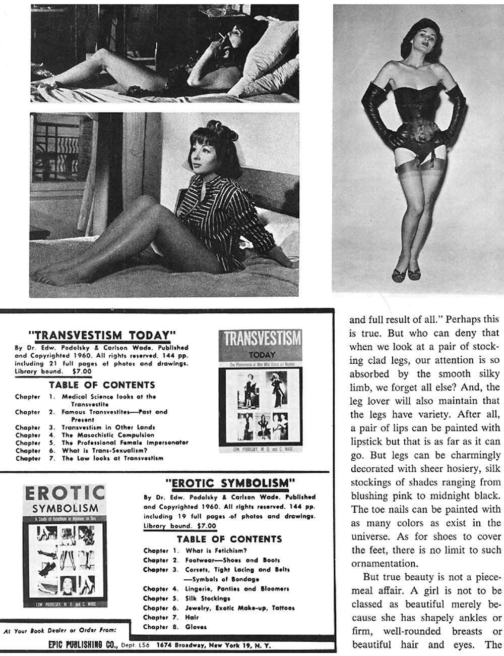 Vintage Magazines Leg Show Vol 01 No 06 - 1963 #2919423