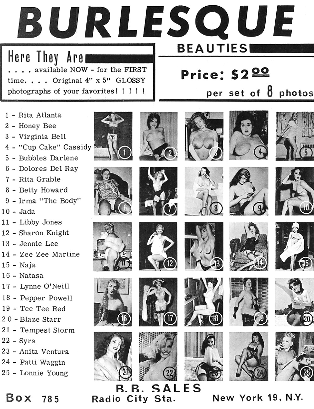 ヴィンテージ雑誌 leg show vol 01 no 06 - 1963
 #2919481