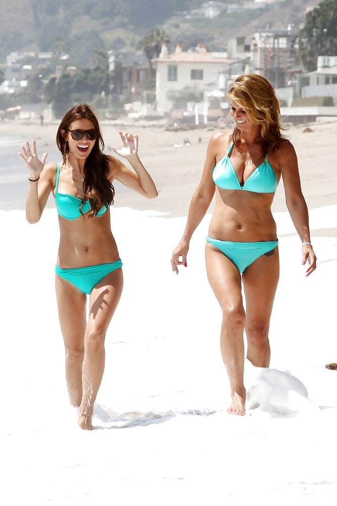 Audrina Patridge and her mother