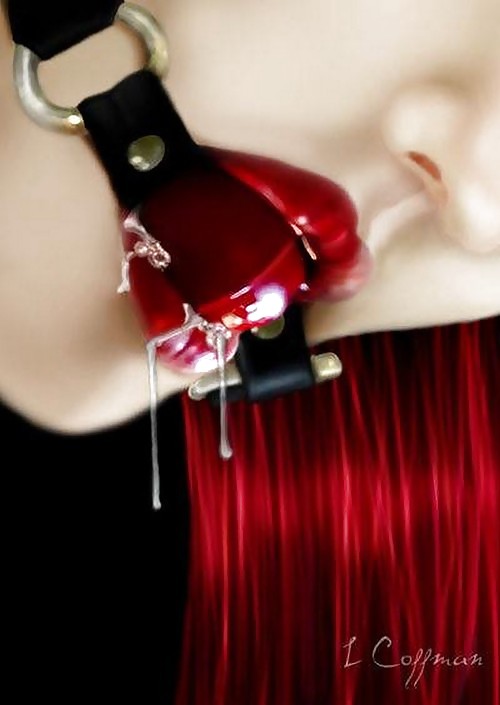 The beauty of BDSM in RED as the his Red Rose #21469359