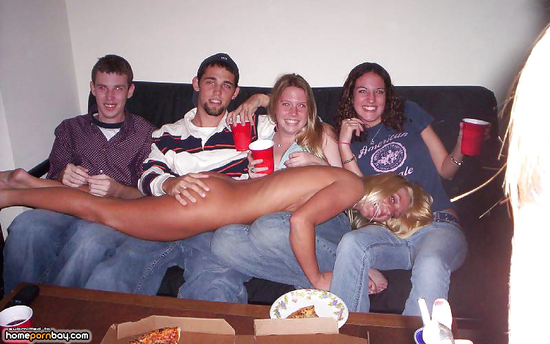 Hot college babes partying #14775376