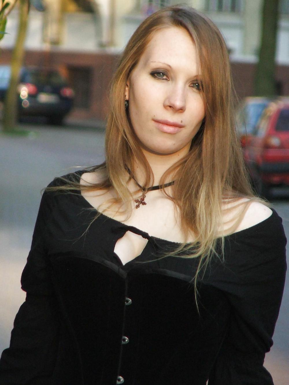 Sexy Blonde German Gothic Teen #18046253