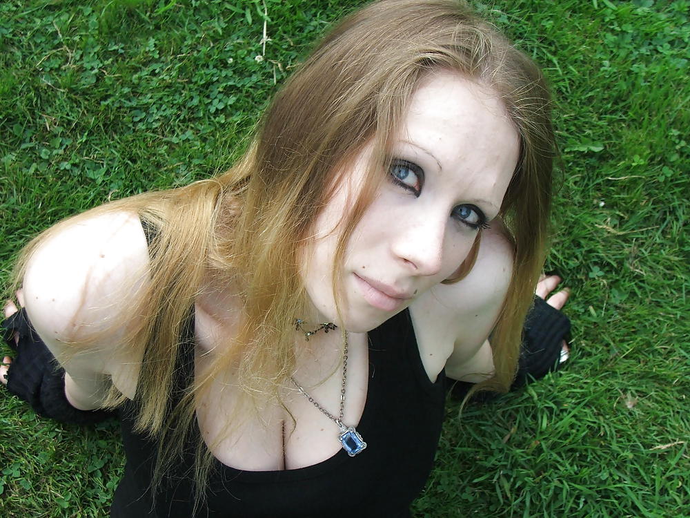 Sexy Blonde German Gothic Teen #18046355