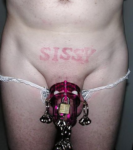 Submissives cocks in chastity belt #12059450