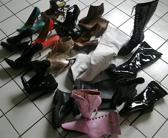 My shoes, corsets and toys. sissy cd tv #3927021