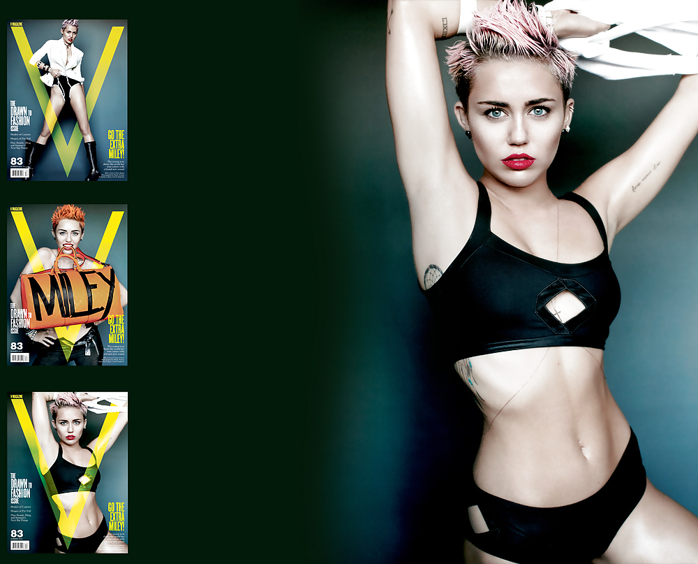 Miley cyrus v magazine
 #16577489