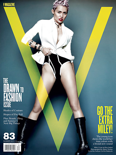 Miley cyrus v magazine
 #16577510