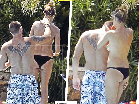 Heidi Klum Topless With Her Bodyguard Slash New Boyfriend #13383033