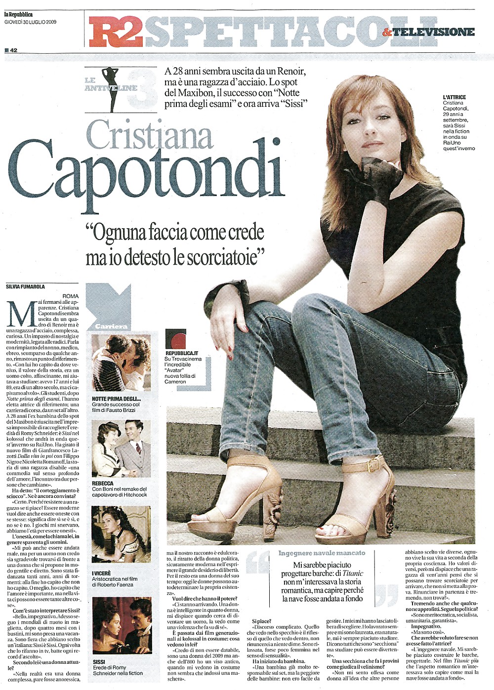 Cristiana Capotondi Feet #16586288