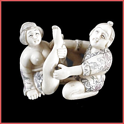 Petites Scuptures Porno - Netsuke Et Sculptures En Ivoire Japonais #9200359