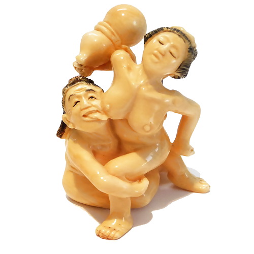 Petites Scuptures Porno - Netsuke Et Sculptures En Ivoire Japonais #9200365