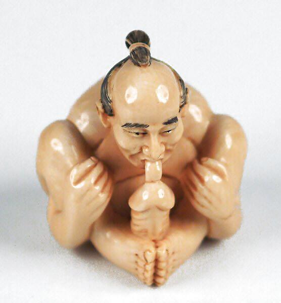 Petites Scuptures Porno - Netsuke Et Sculptures En Ivoire Japonais #9200368