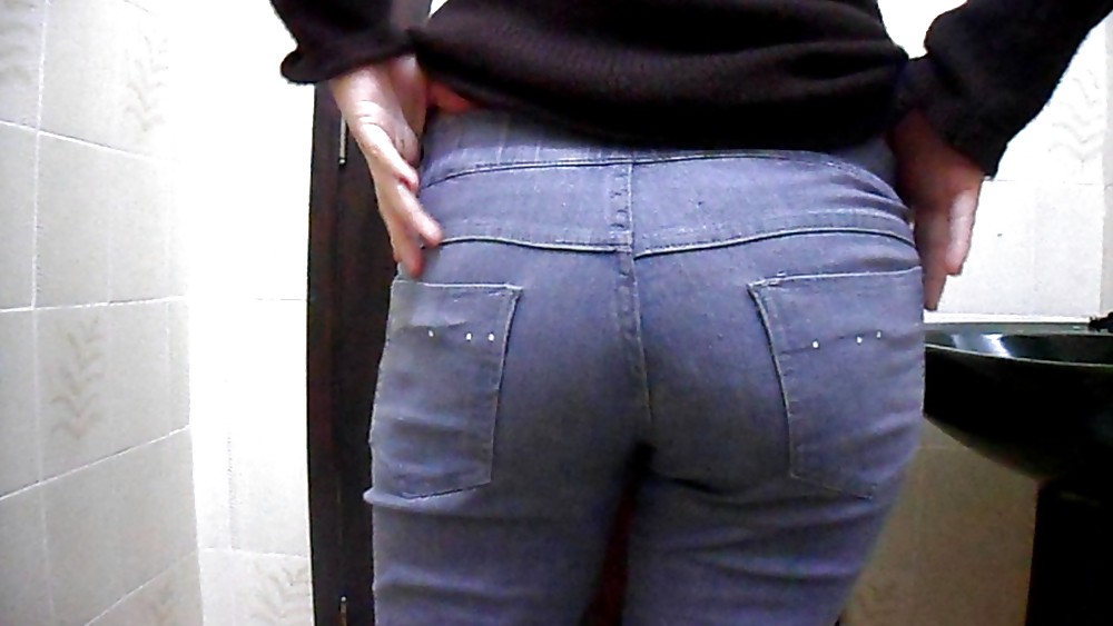 Wife jeans ass #5801428