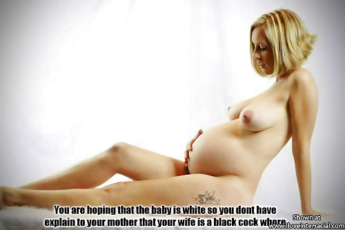 White Wives & GF's Black Bred Pregnant by Hung Niggas #15137218