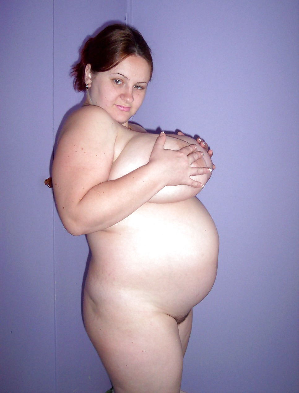 Voluptuous Pregnant Amateur Bikini Strip #5644447
