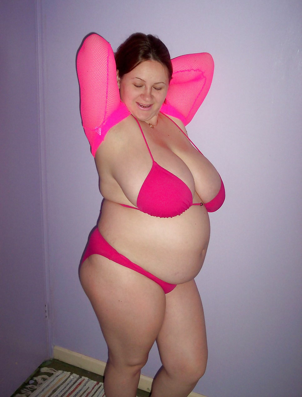 Voluptuous Pregnant Amateur Bikini Strip #5644459