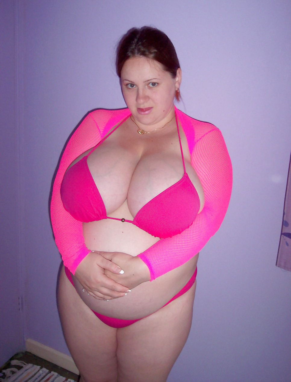Voluptuous Pregnant Amateur Bikini Strip #5644479