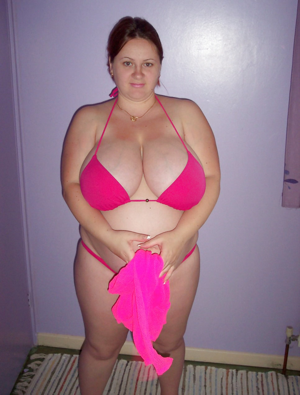 Voluptuous Pregnant Amateur Bikini Strip #5644682