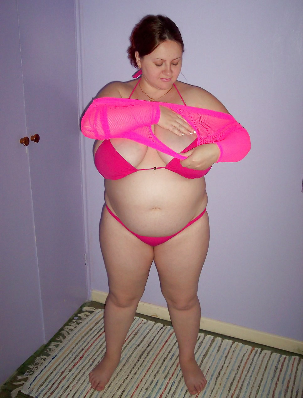 Voluptuous Pregnant Amateur Bikini Strip #5644696