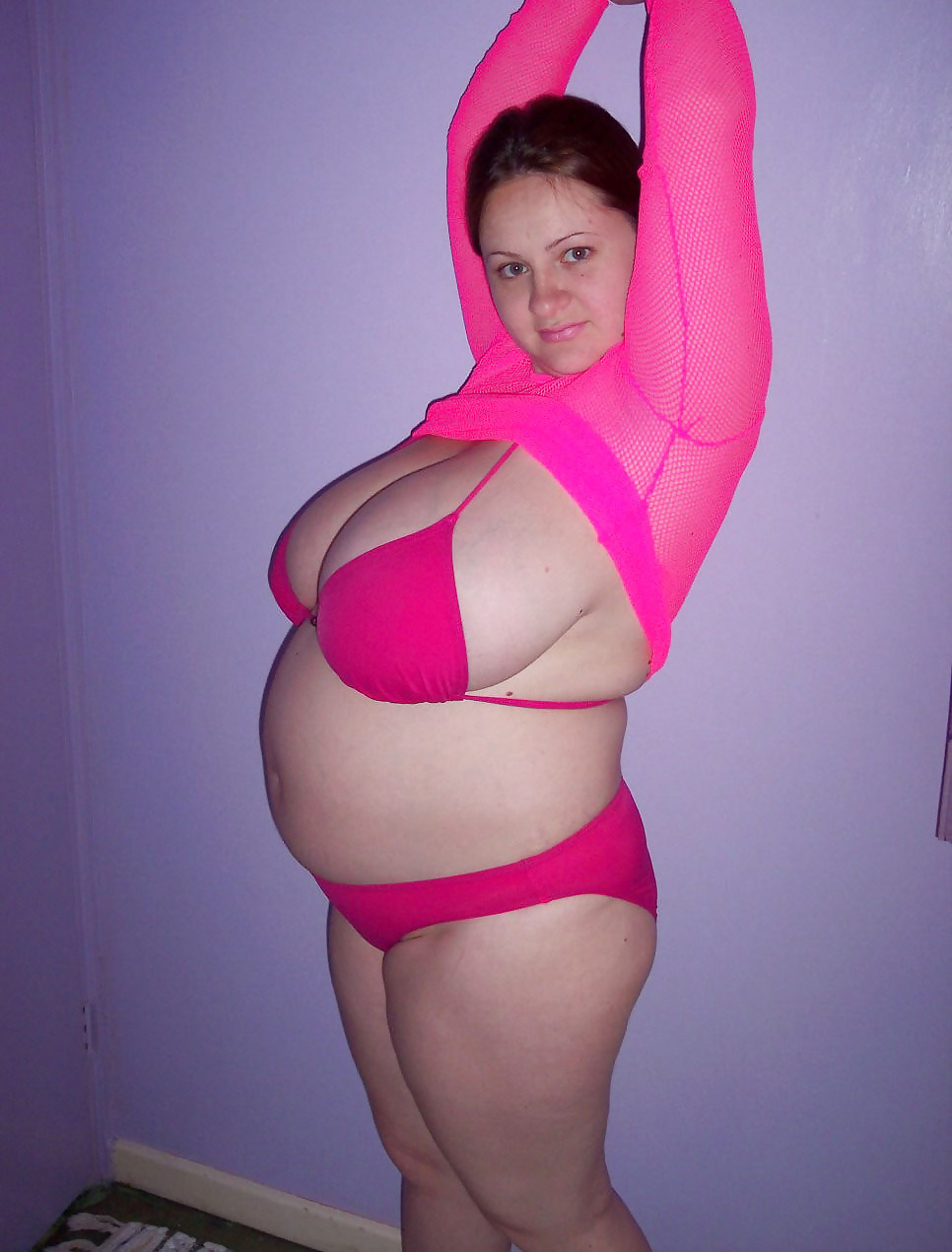 Voluptuous Pregnant Amateur Bikini Strip #5644726