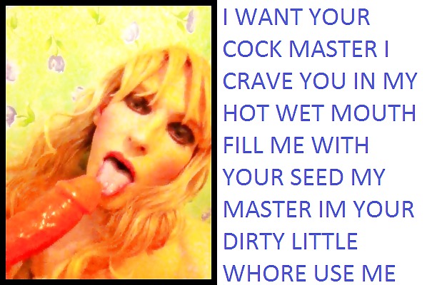 Captions 4 my sissy whore #8994009