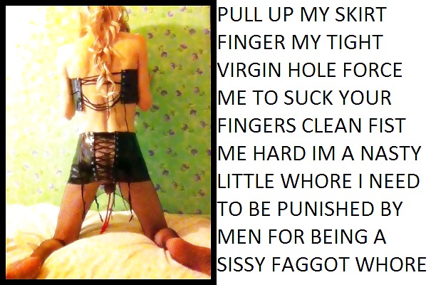 Captions 4 my sissy whore #8994020