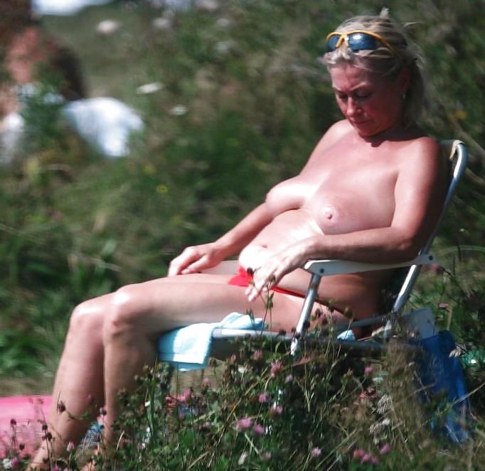 Older women sunbathing 2. #4470014