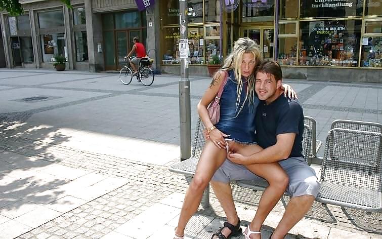Paare In Der Stadt Durch Segel Blinken #4927939