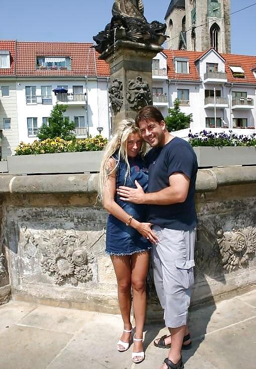 Couple flashing in the city by Sail #4927992