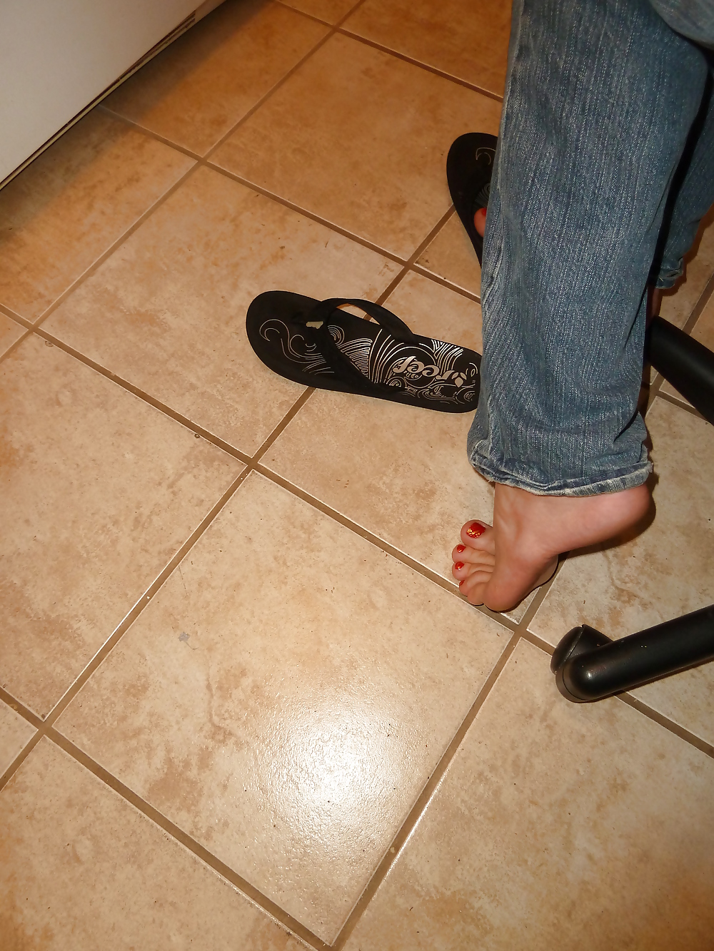 Flip flop feet babe #7468430
