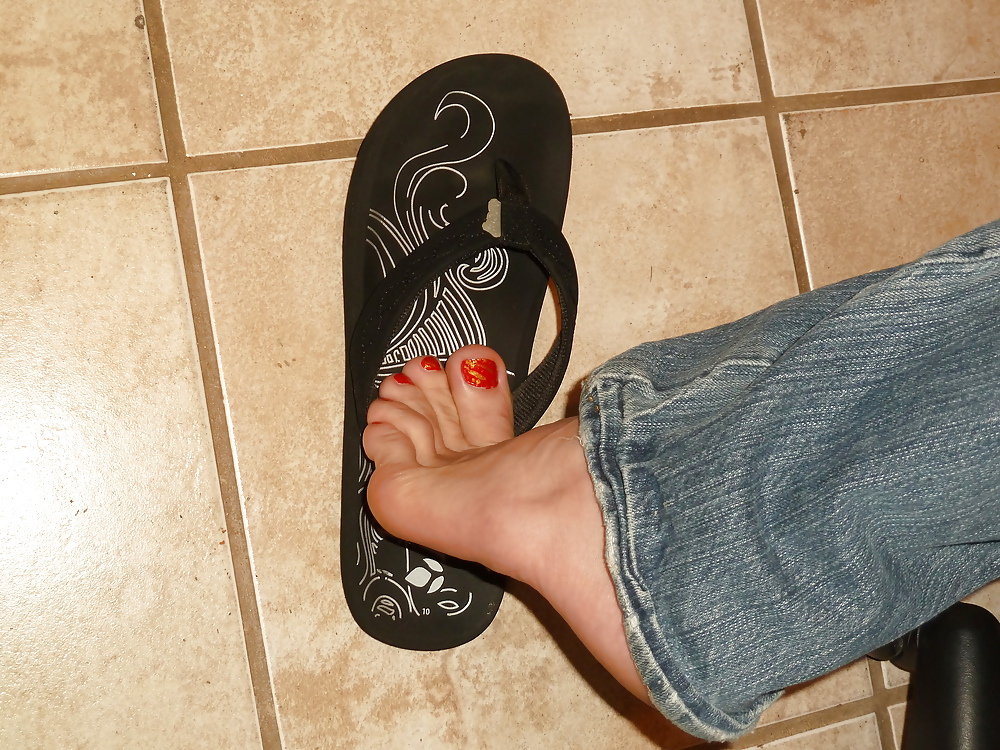 Flip flop feet babe #7468461