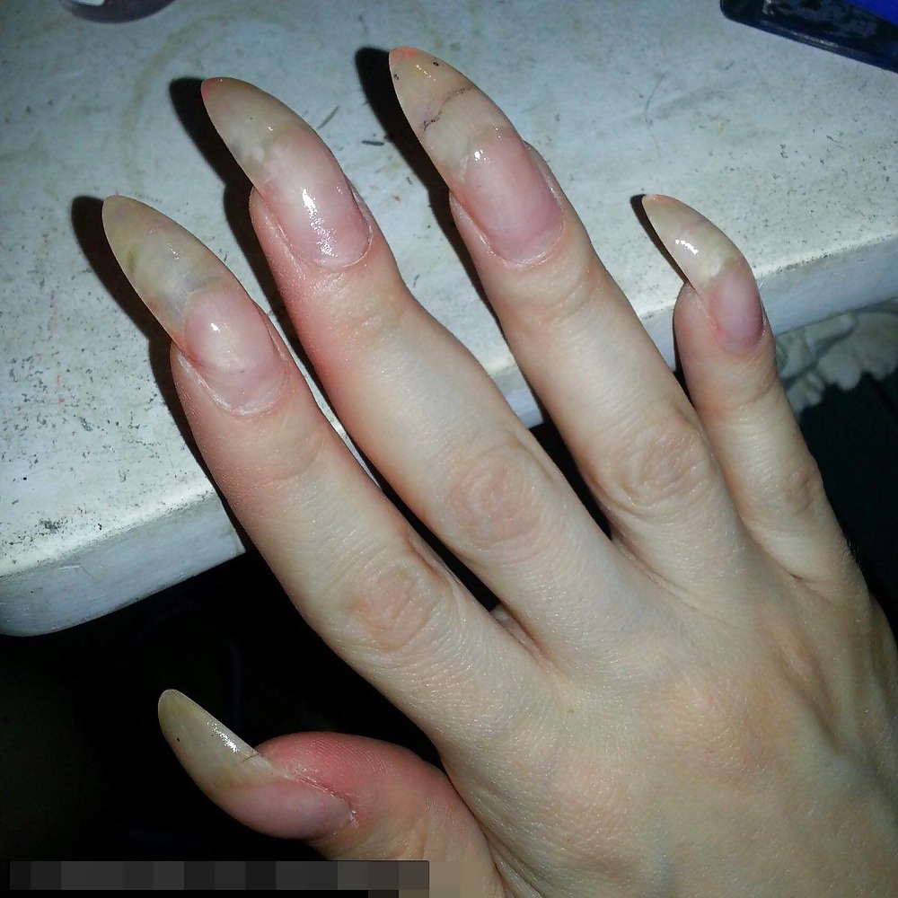 Zoccole con unghie lunghe. Long Nails #12439643