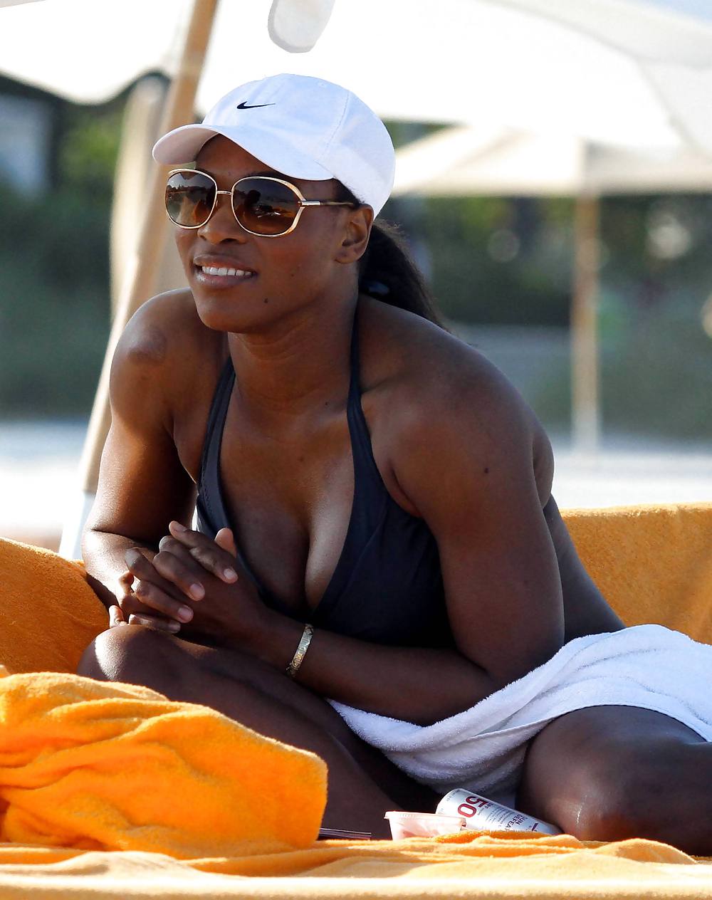 Serena Williams - Candids Bikini à La Plage Miami #5325364