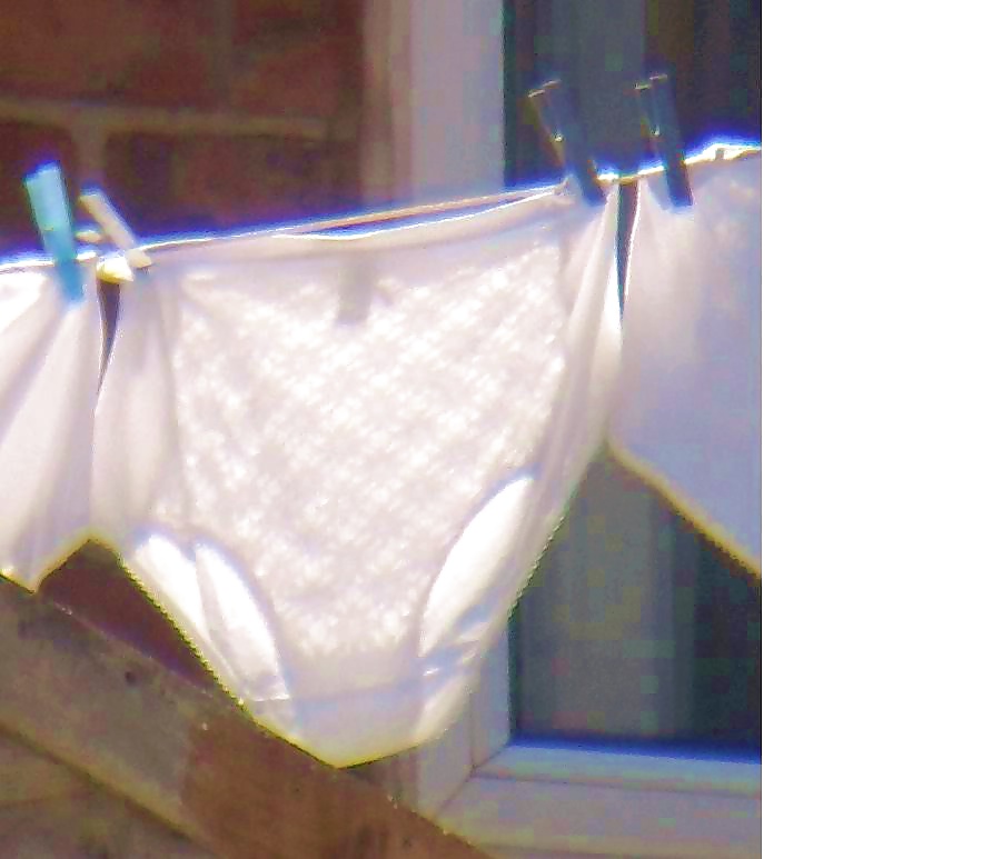 76 y.o lady's washing line