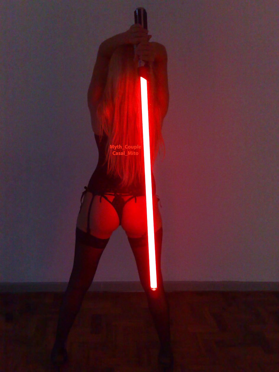 Mrs Myth with my lightsabers #4022985