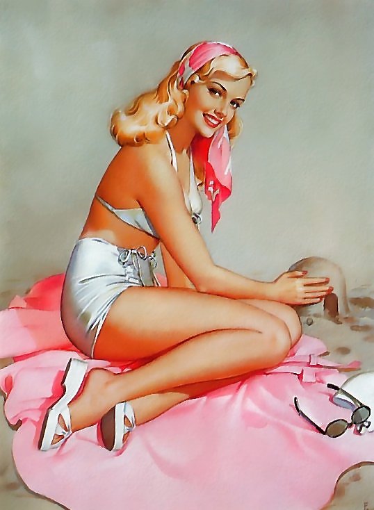 Vintage Pinups Pearl Frush #1056746