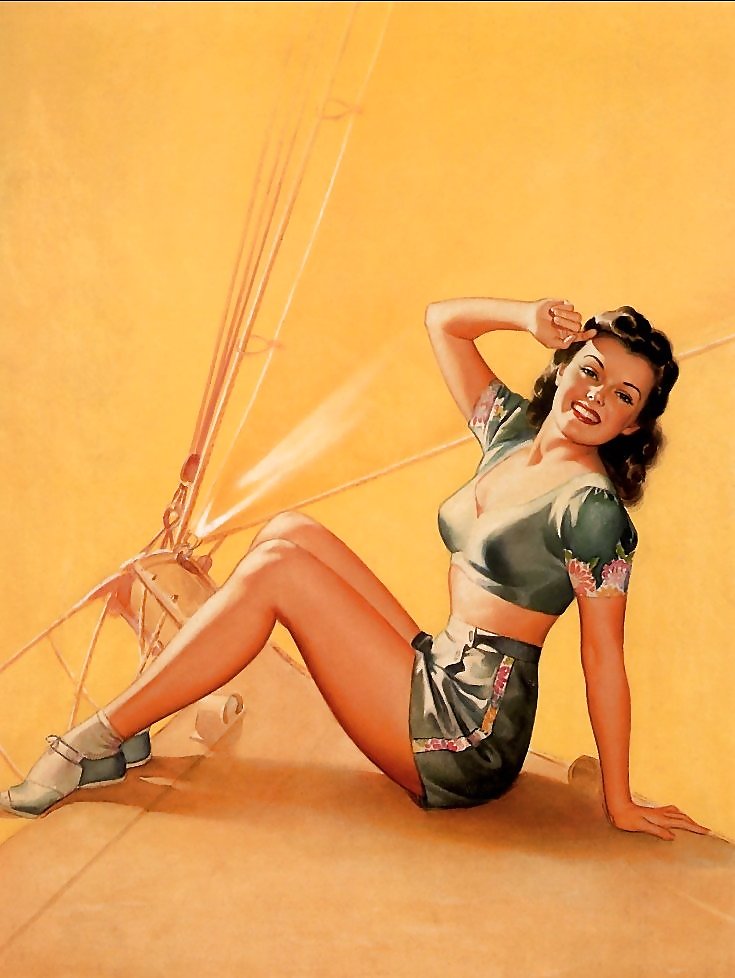 Vintage Pinups Pearl Frush #1056850