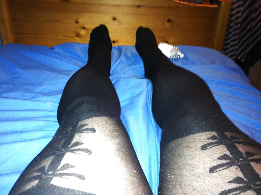 Tights and grey skirt #14414059