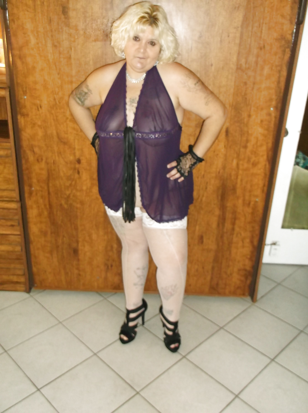 Granny  posing in purple #20046668