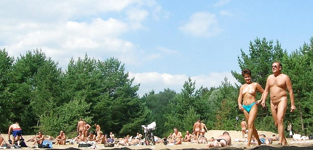 Older Beach Nudists #391401